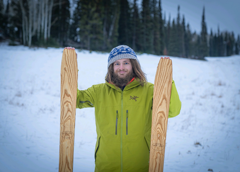 Metal Guns Caleb Figgins on his Ogden built eco friendly Happy Hippy Skis GEAR30